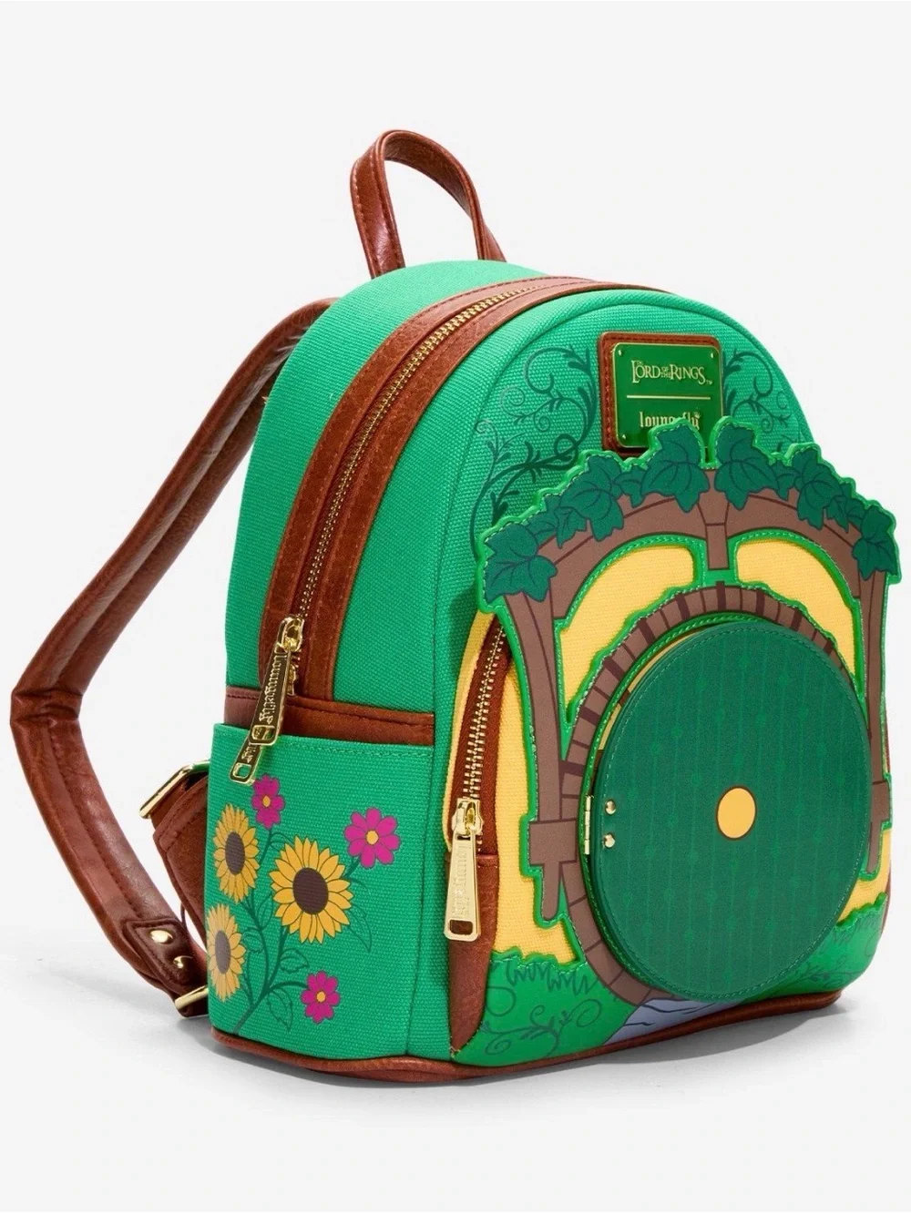 New Loungefly The Lord of the Rings Hobbit Door Mini Backpack